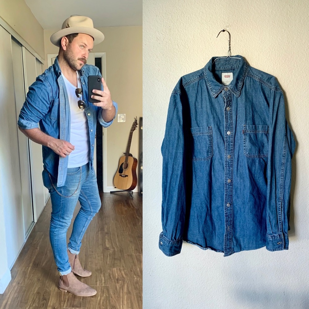 • Levi Denim Shirt •